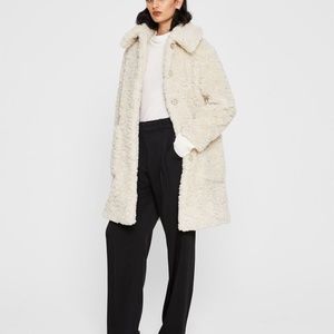 Faux Fur Coat - Brand New - NEVER WORN - Moonlight